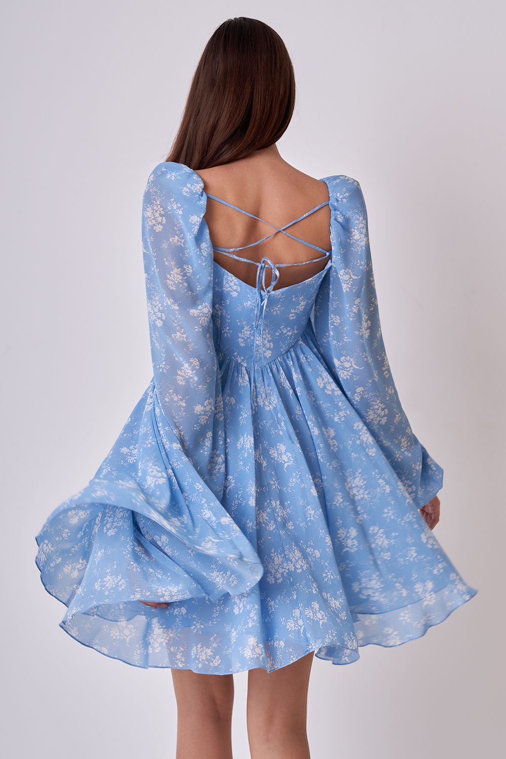 Babydoll chiffon dress