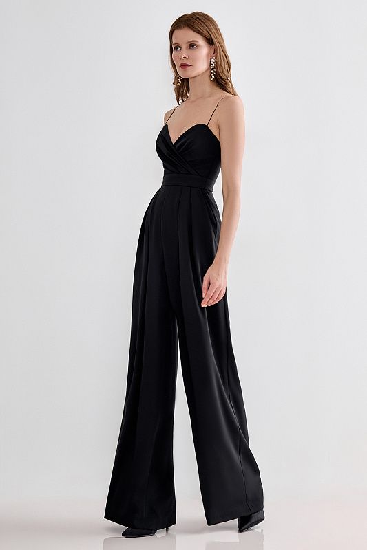 Corset-Top Palazzo Jumpsuit