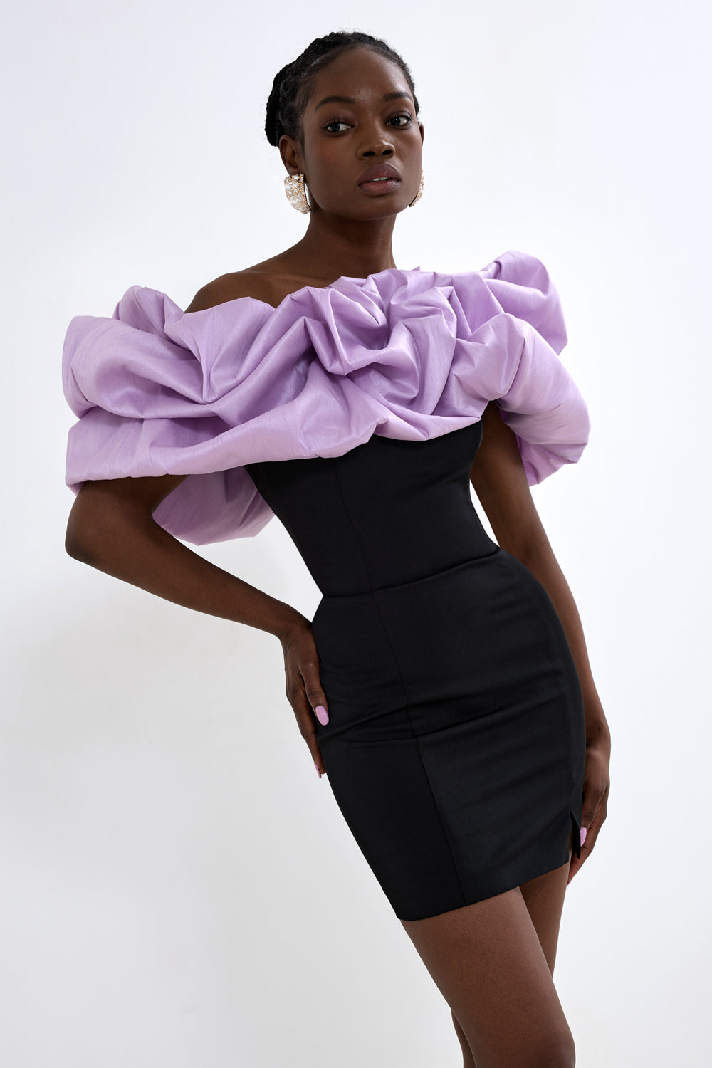 Sculpted Bow Dress Mini