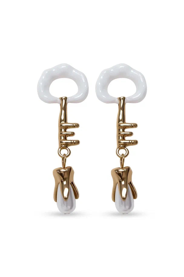 Earrings with Key Pendant
