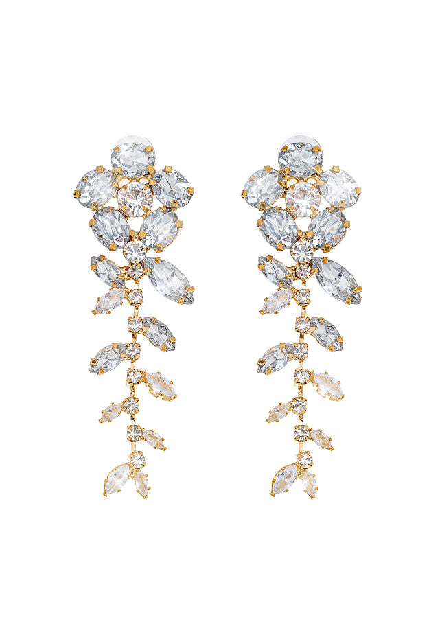 Crystal Cascade Earrings