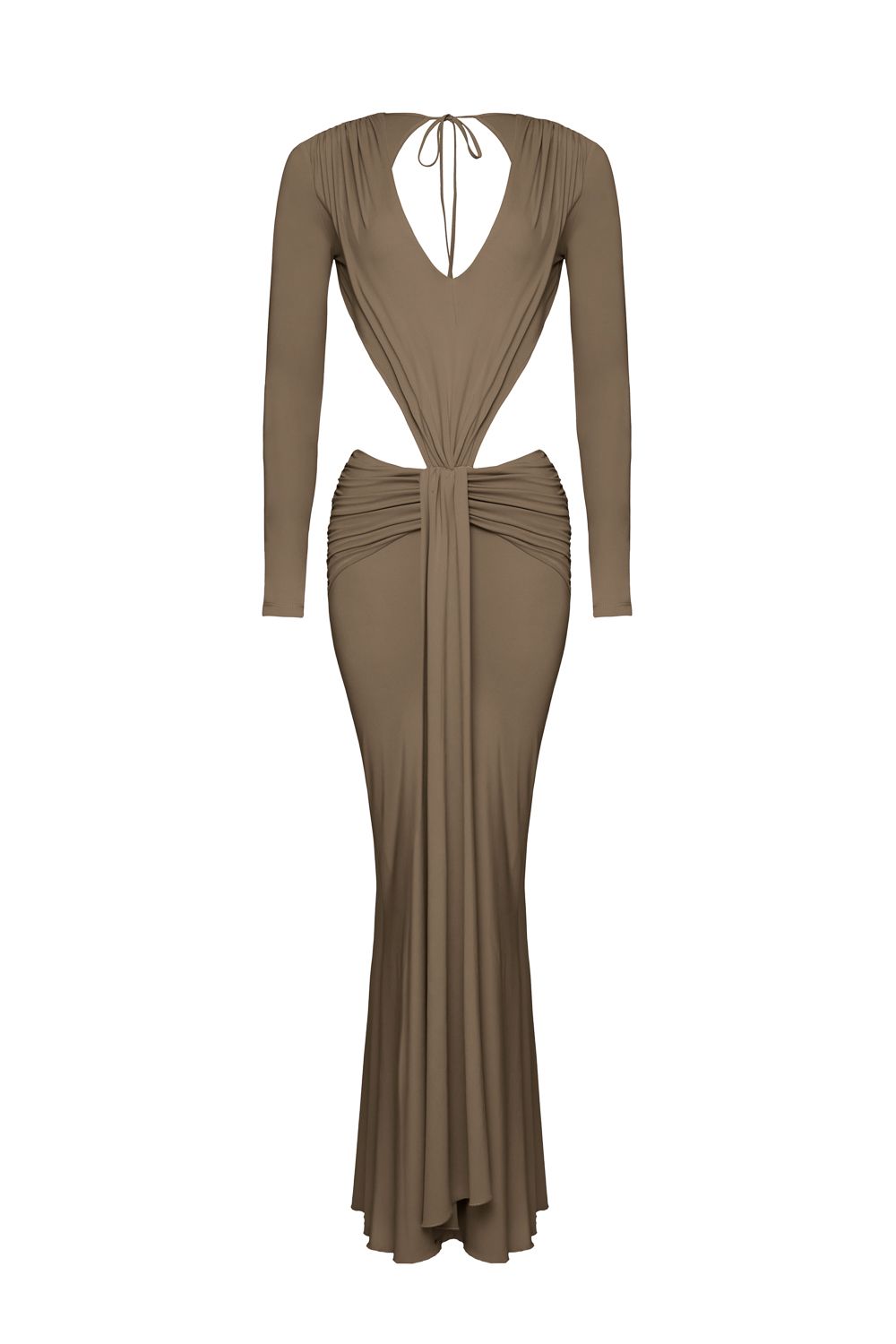 Dress with cutouts