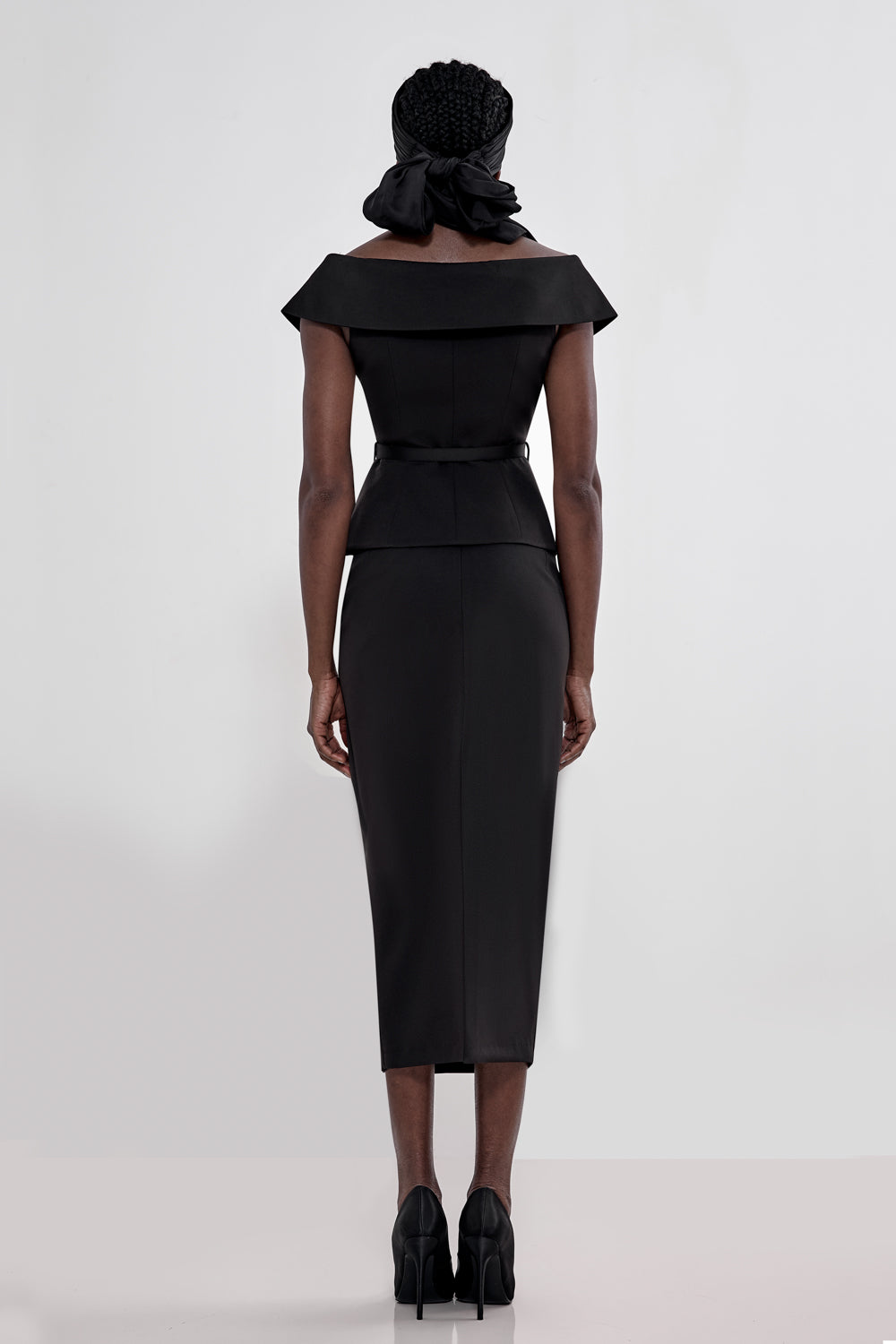 Structured Midi Skirt