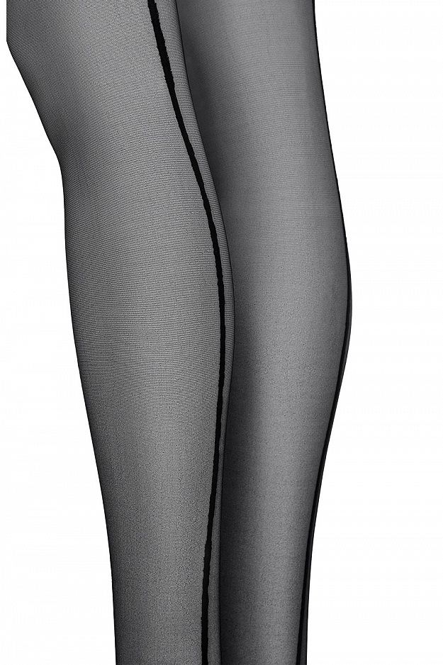 Sheer Tights with Back Seam