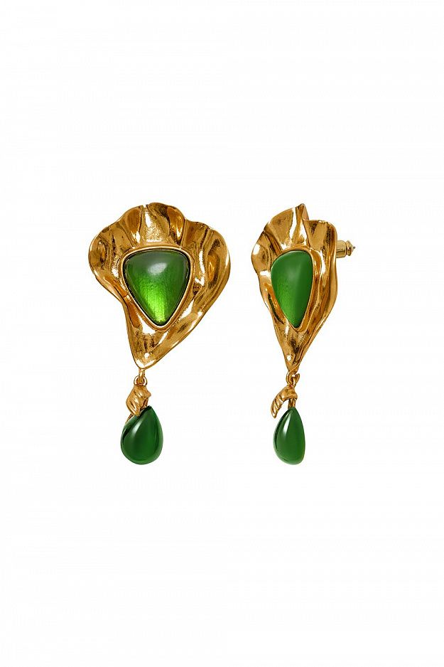 Stylish Gold-Tone Earrings