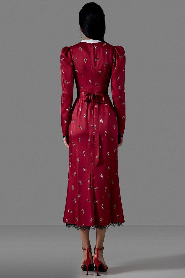 Dress with a Signature Print