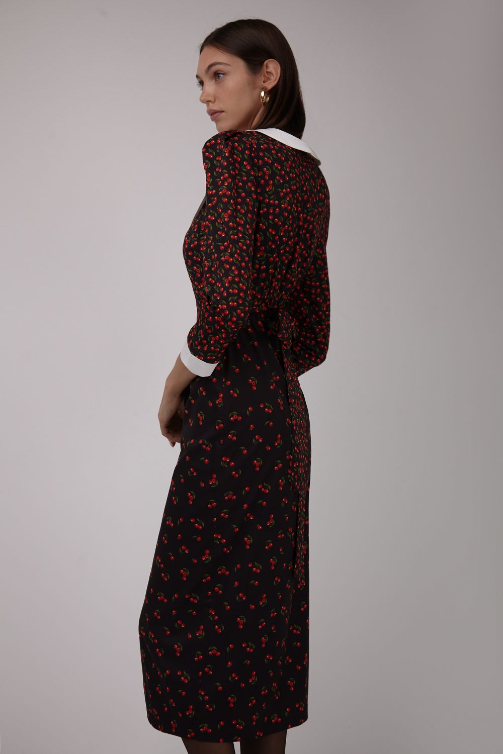 Cuffed midi dress