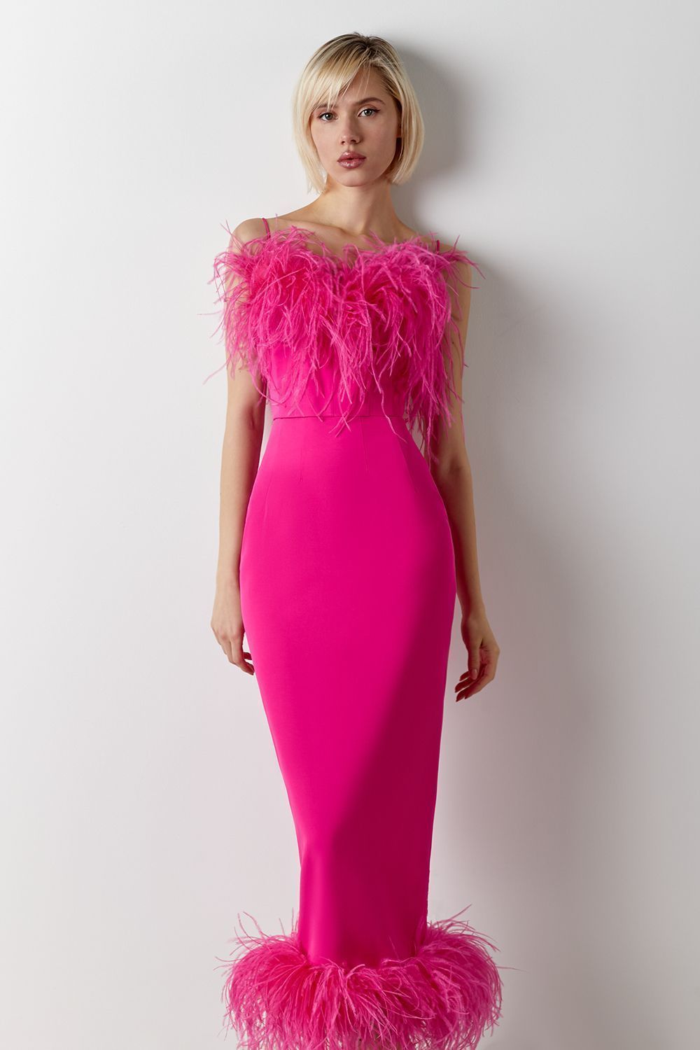 Feathered Corset Top