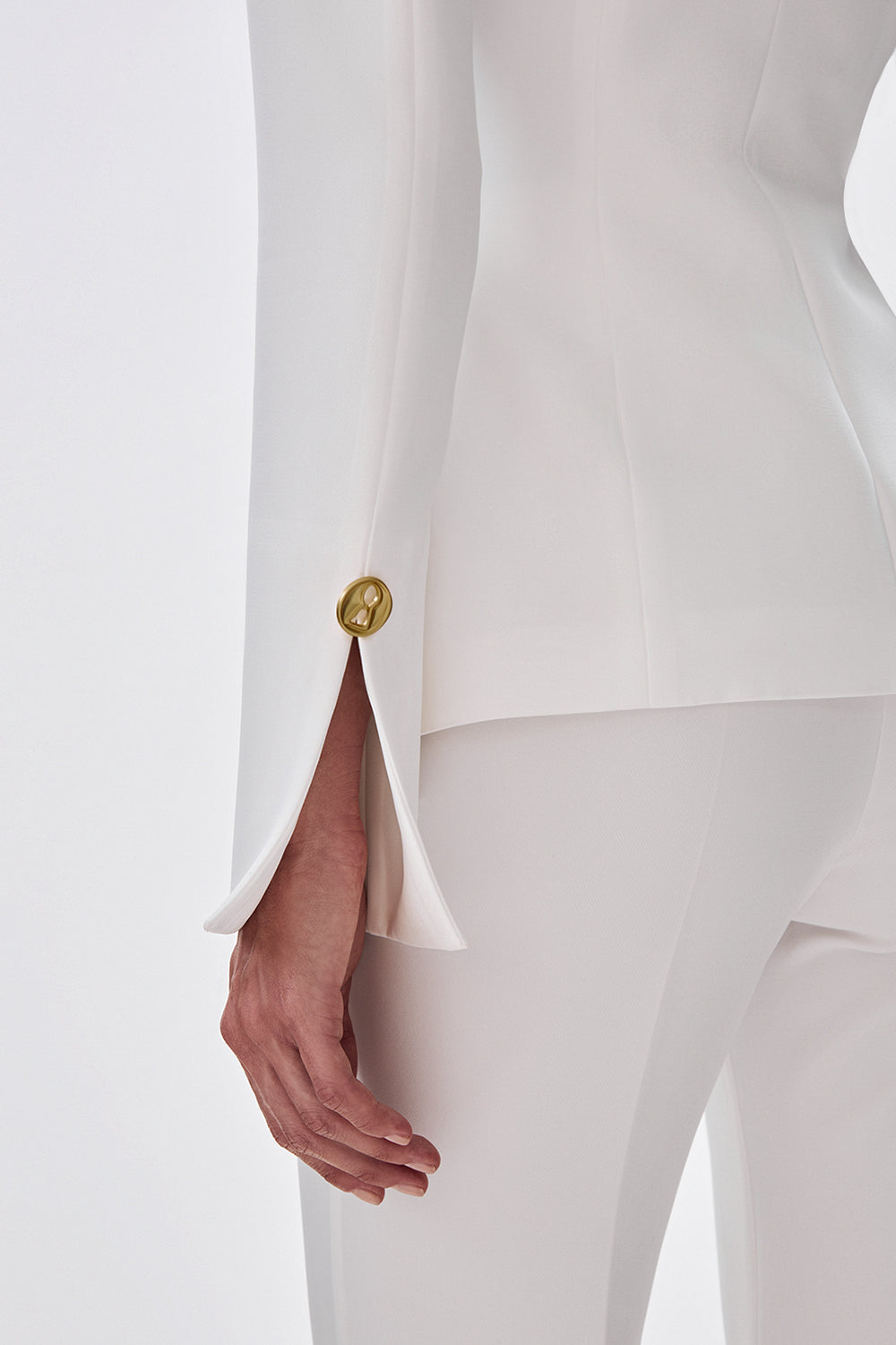 Jacket with Statement Buttons