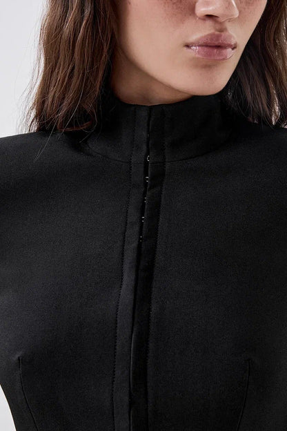 Fitted peplum jacket
