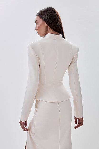 Fitted Peplum Blazer