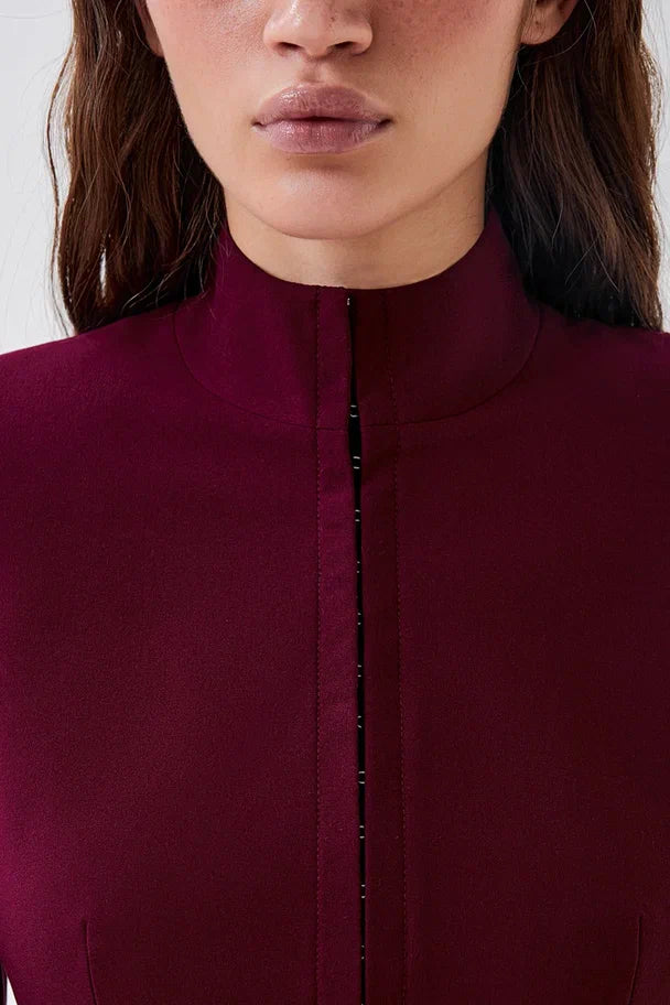 Fitted peplum jacket