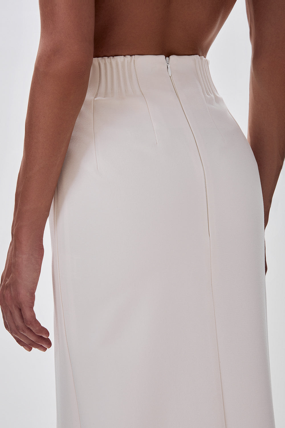 High-Slit Maxi Skirt
