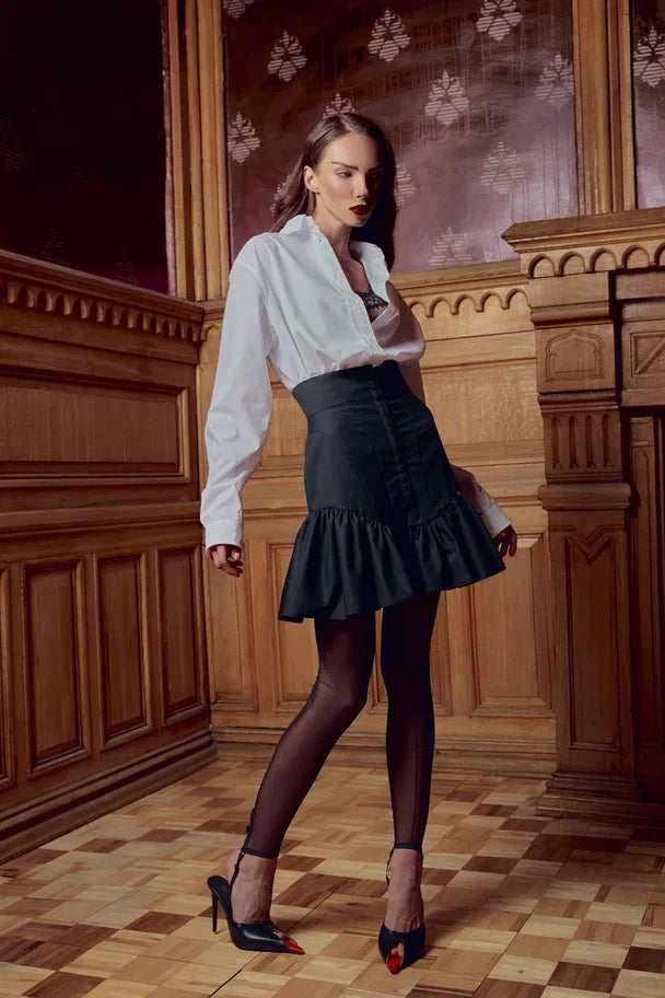 Ruffled Mini Skirt
