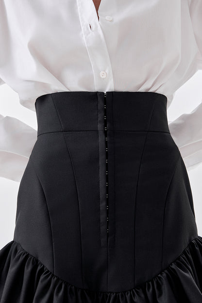 Ruffled Mini Skirt