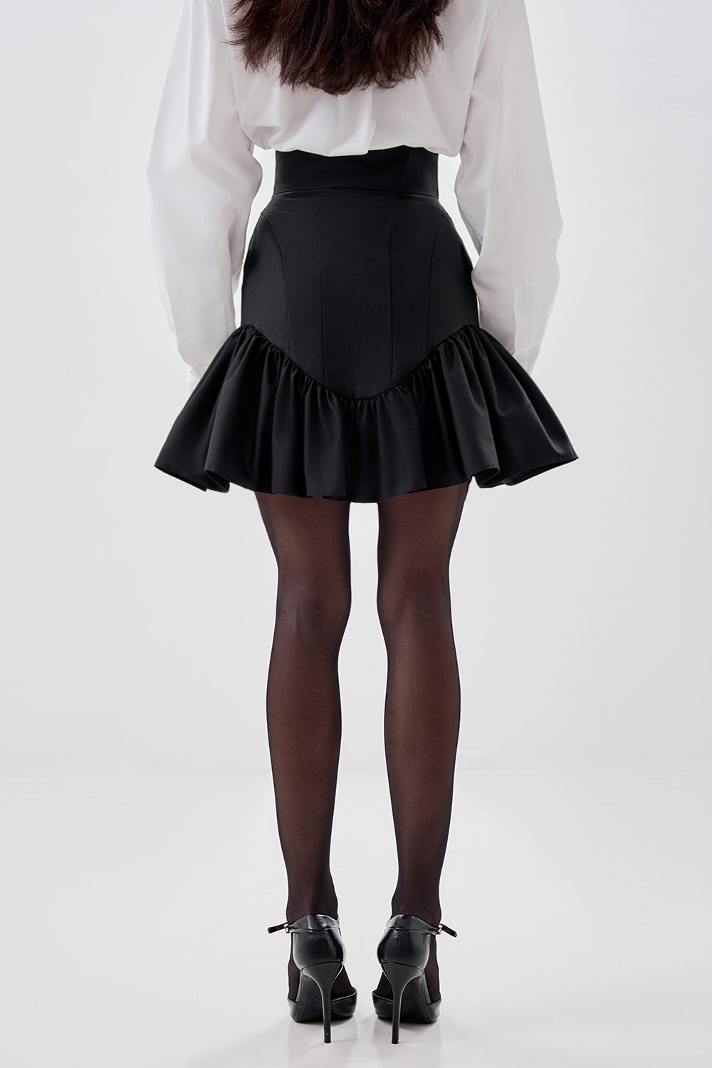 Ruffled Mini Skirt