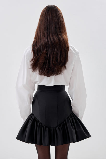 Ruffled Mini Skirt