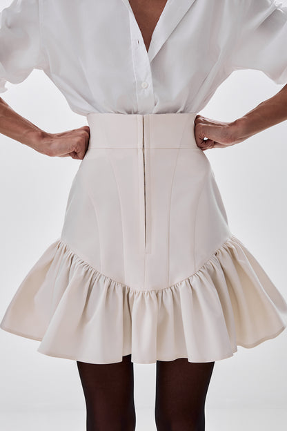 Ruffled Mini Skirt