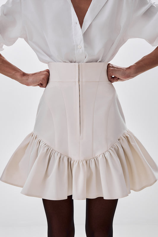Ruffled Mini Skirt