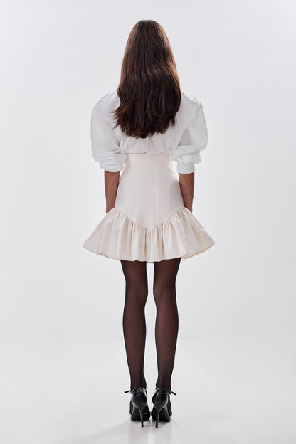 Ruffled Mini Skirt