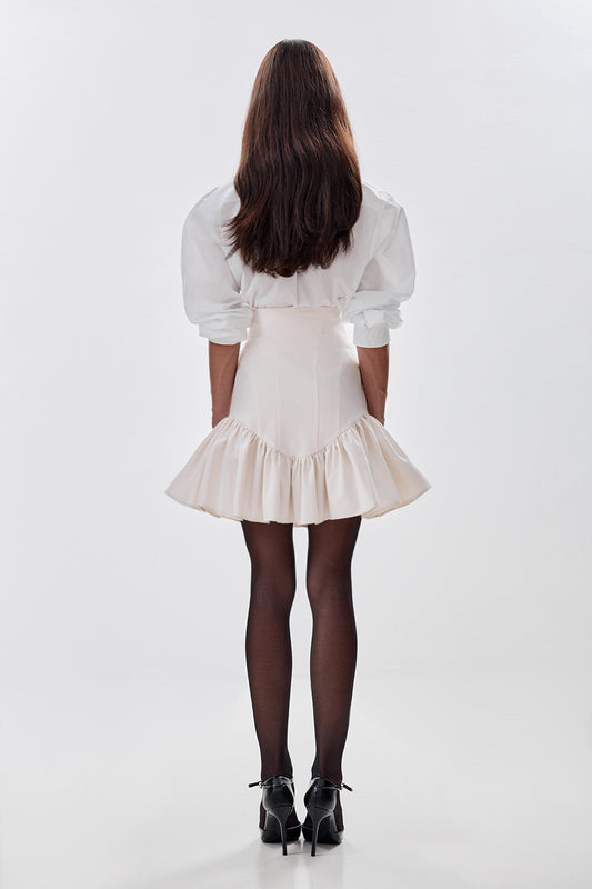 Ruffled Mini Skirt