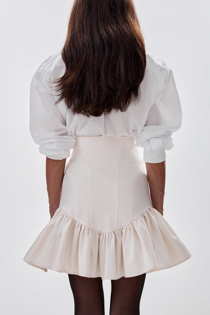 Ruffled Mini Skirt