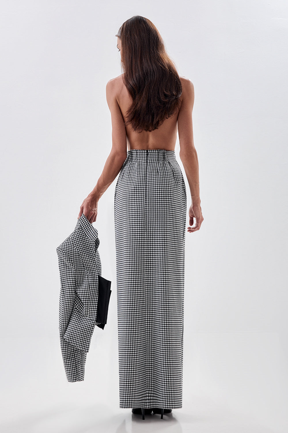 High-Slit Maxi Skirt