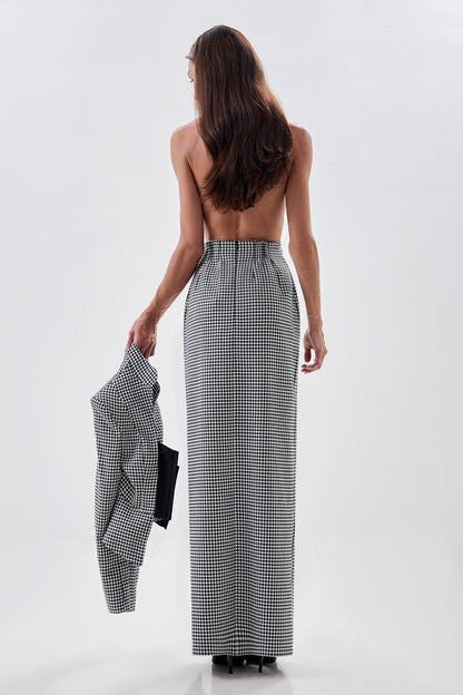 High-Slit Maxi Skirt