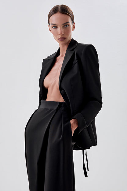 Wrap-Front Trousers