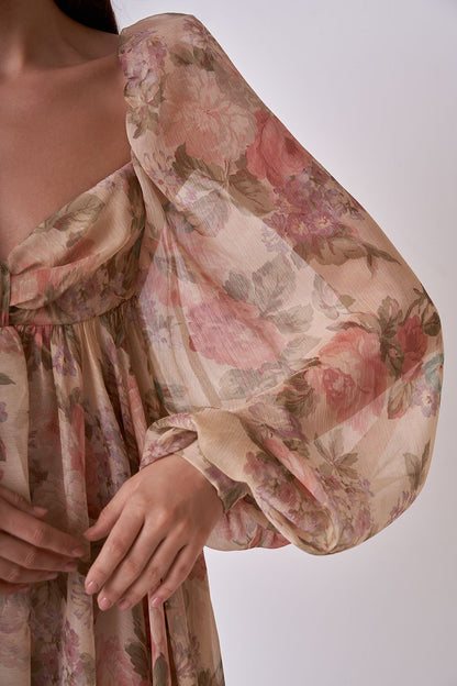 Babydoll chiffon dress