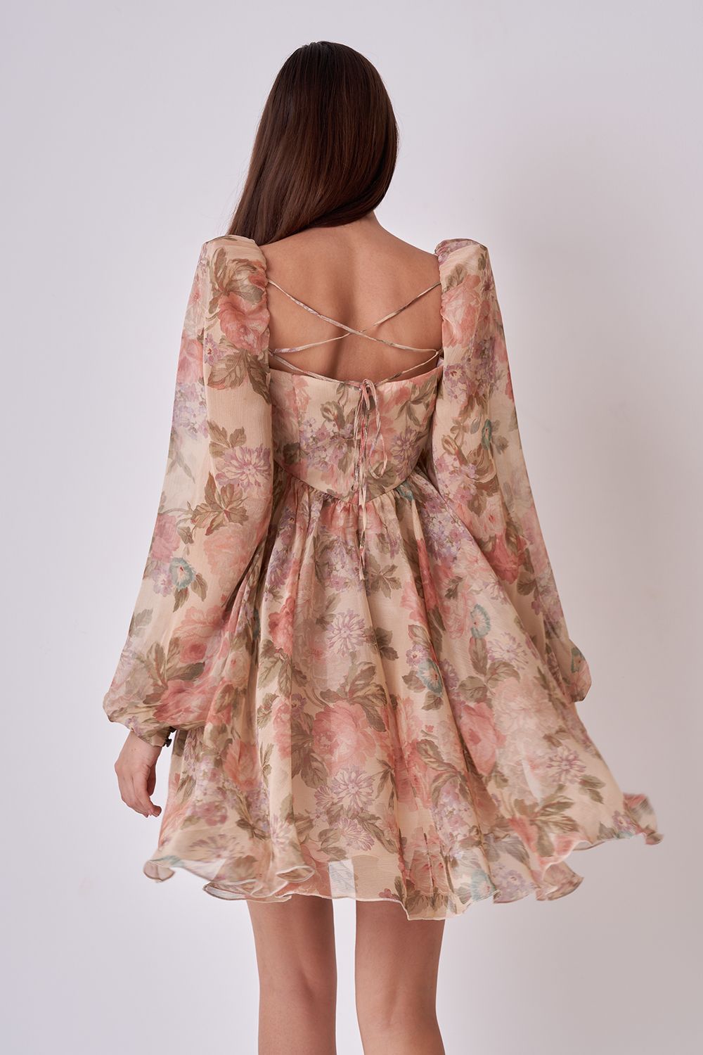 Babydoll chiffon dress