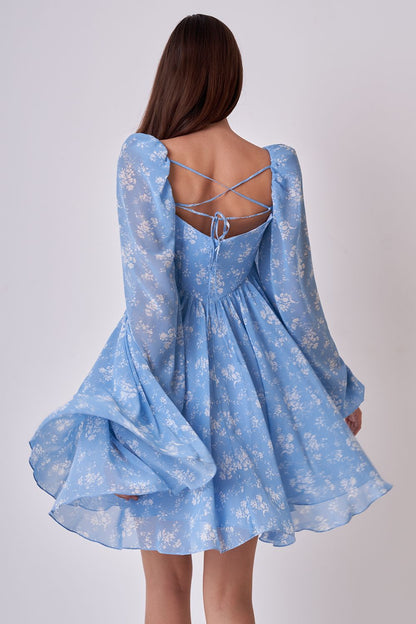 Babydoll chiffon dress