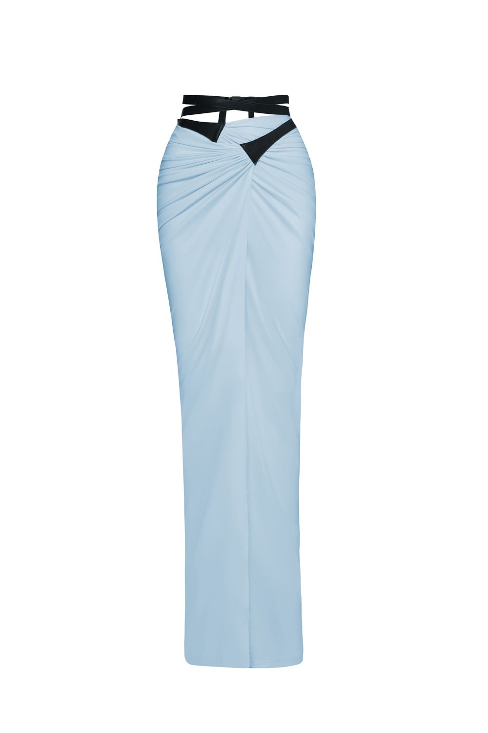 Skirt with a leather belt