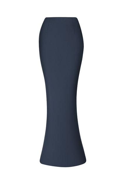 Satin High-Waisted Maxi Skirt
