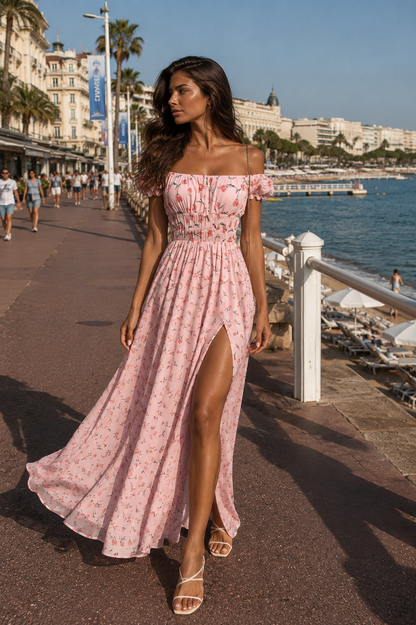 Off-Shoulder Ruffle Dress