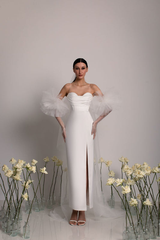 Bodycon Drape Maxi
