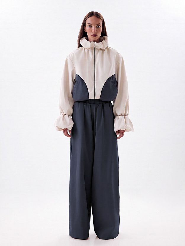 Relaxed-Fit Pants with Elastic Waist
