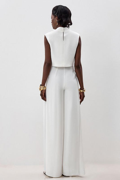 Pants with slits
