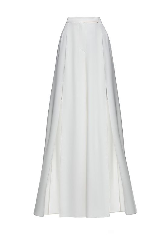 Pants with slits