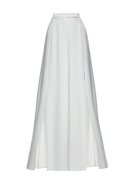 Pants with slits