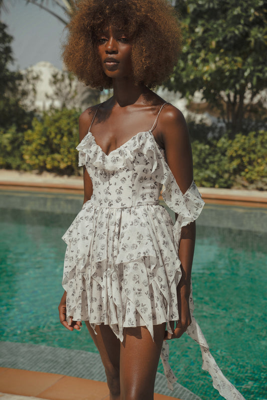 Off-Shoulder Mini Dress
