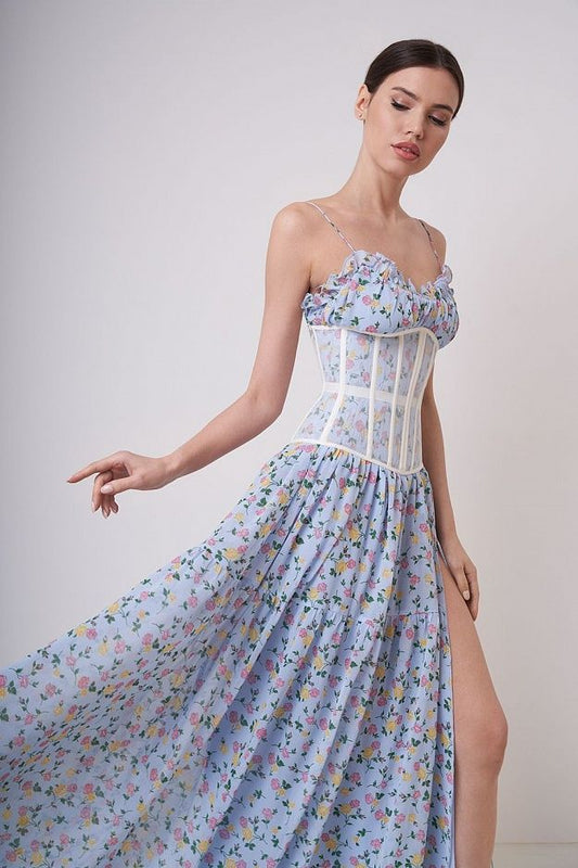 Lace-up corset