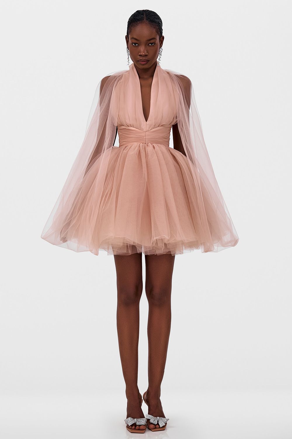 Cape Mini Dress