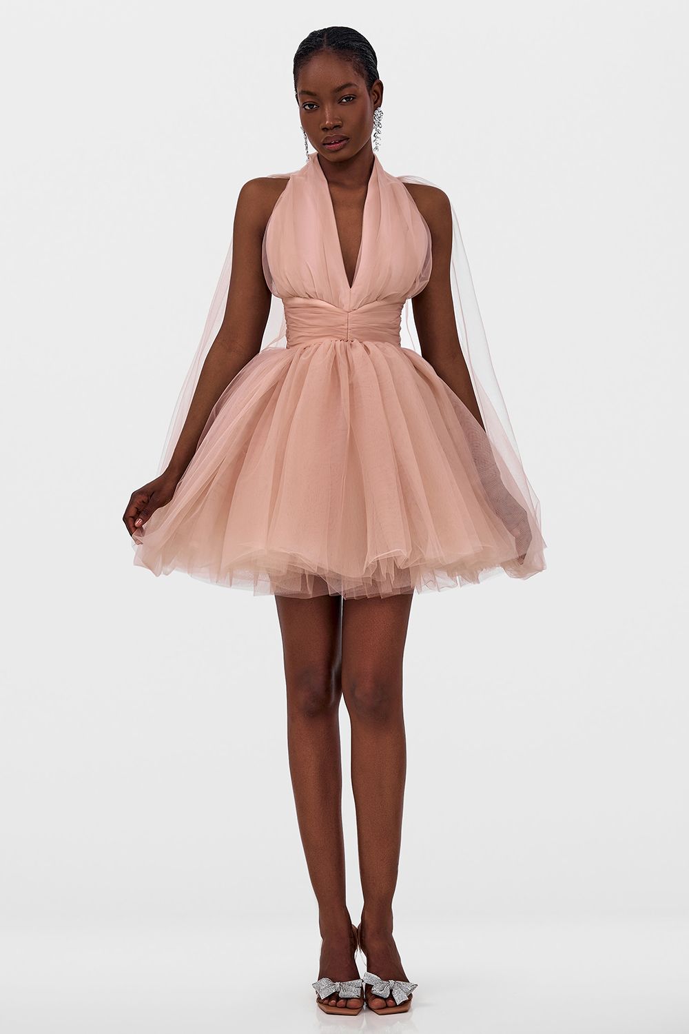 Cape Mini Dress