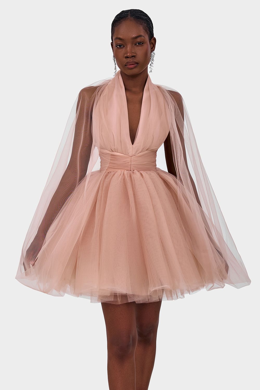 Cape Mini Dress