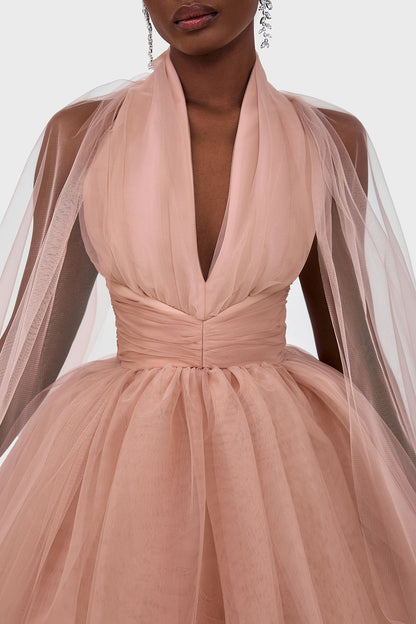 Cape Mini Dress
