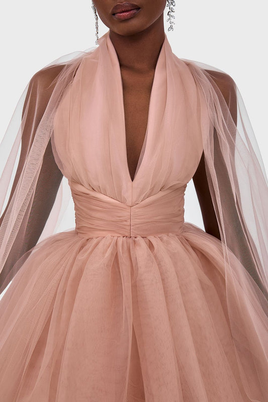 Cape Mini Dress