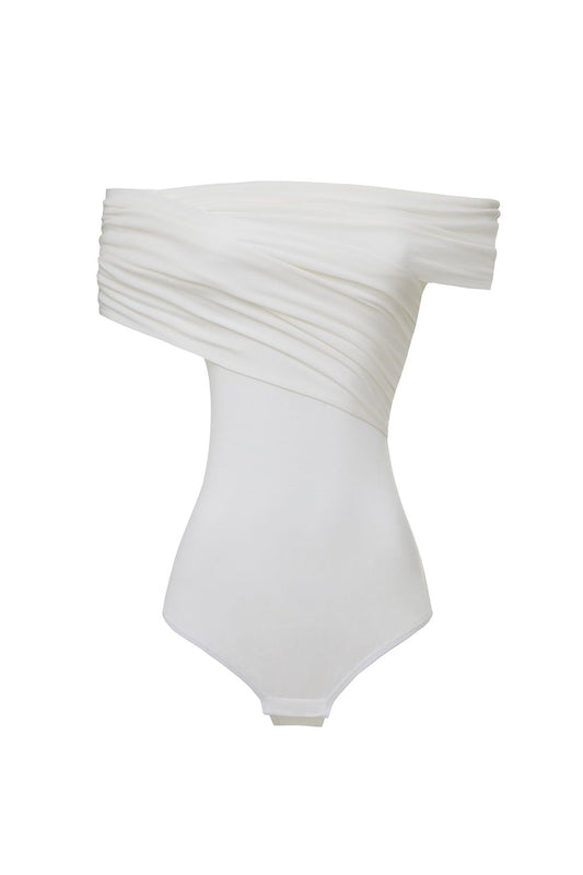 Draped bodysuit