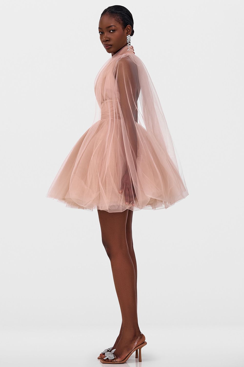 Cape Mini Dress