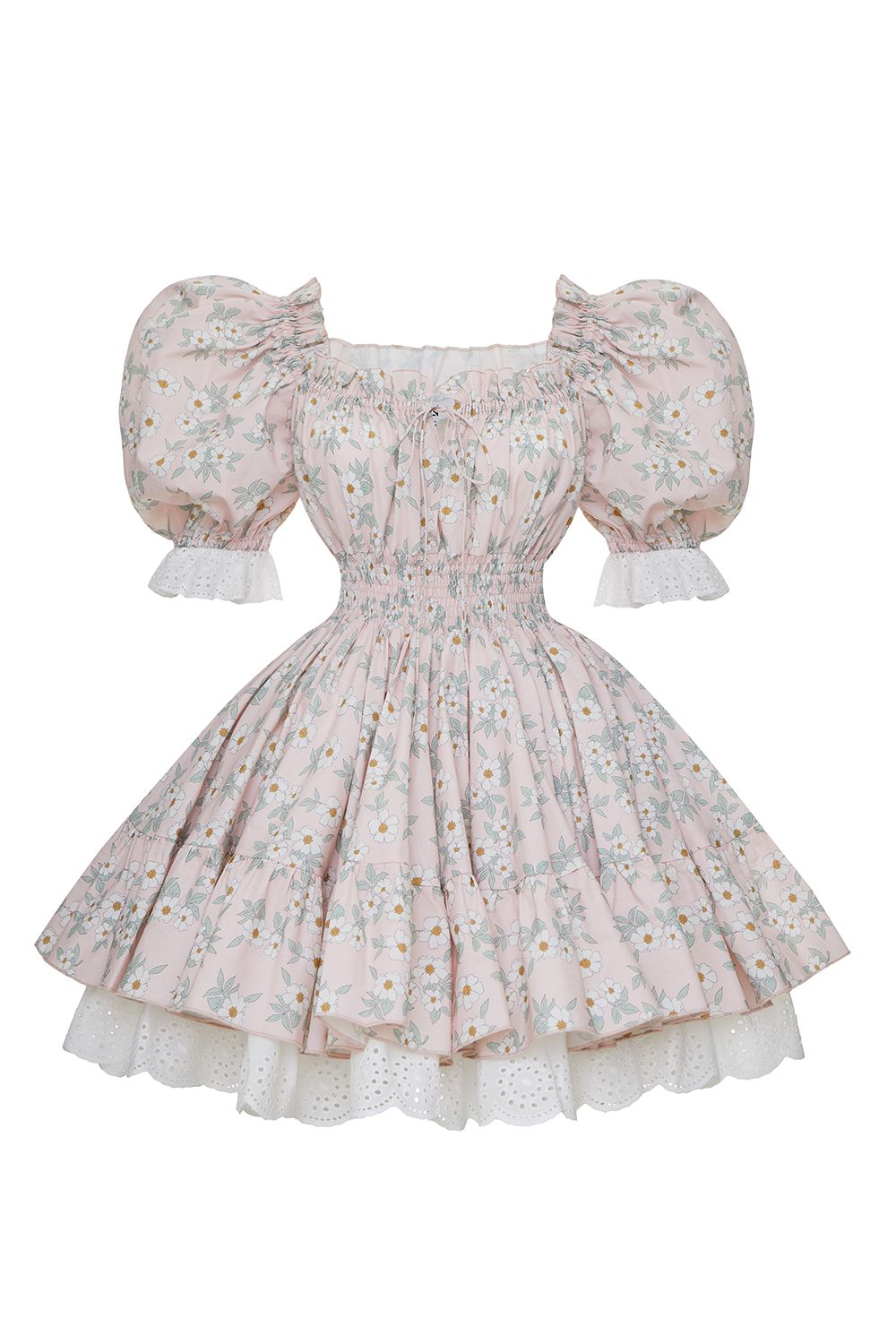 Fluffy skater dress